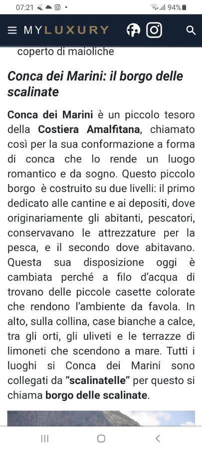 La casina del Pennolo, Casa Stani 60 mq. Conca dei Marini Exterior foto